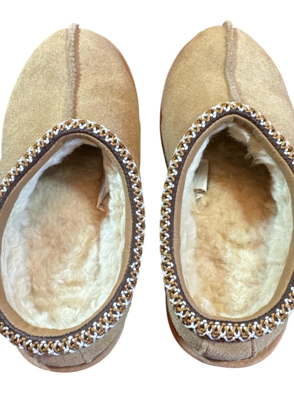 UGG Kids 1143776K TAZZ Slippers Unisex Shoes Size 3 Sand Tan